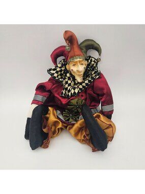 Wayne Kleski Harlequin Mardi Gras Jester Music Note Face Katherines Collection